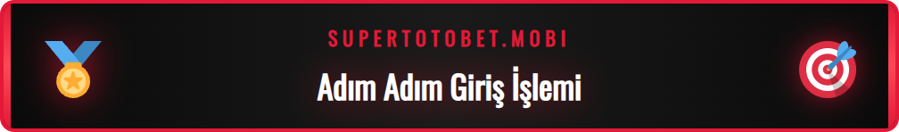 Kullanıcı adı ve şifre ile Supertotobet giriş sayfası.