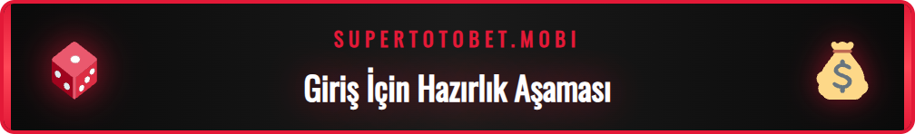 Supertotobet güncel giriş adresi için hazırlık adımlarını gösteren ikonlar.