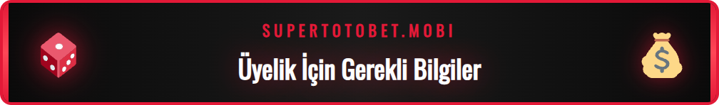 Supertotobet kayıt formunda istenen kişisel ve hesap bilgileri.