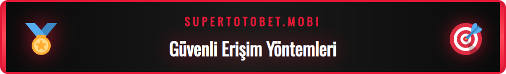 Supertotobet güncel adresine güvenli erişim adımlarını gösteren şema.